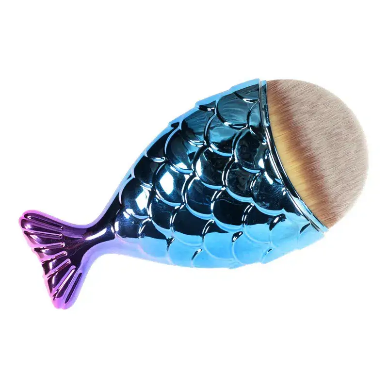Multicolor Fish Powder Brush