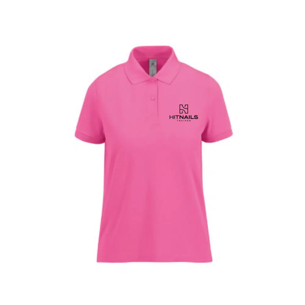 Women's Pink Polo - S