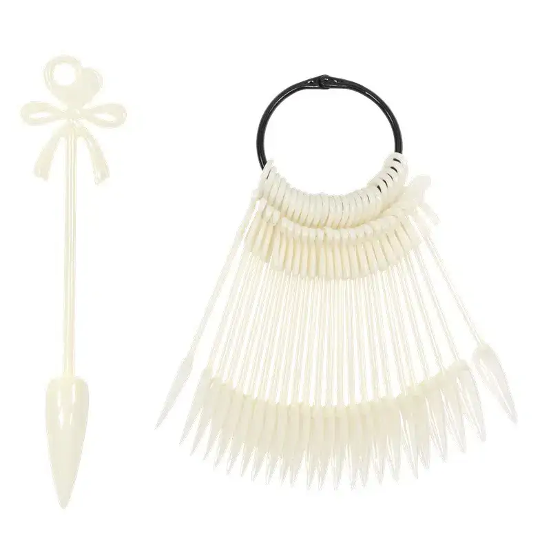 24 Tips Display Ring Stiletto Natural