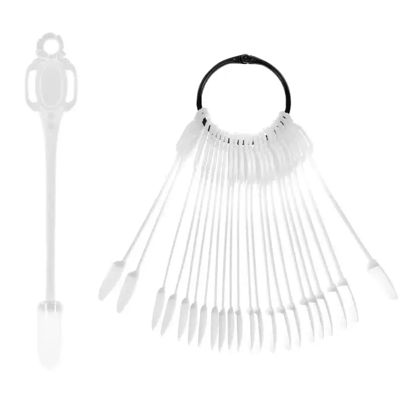 24 Tips Display Ring Oval Clear - Md.