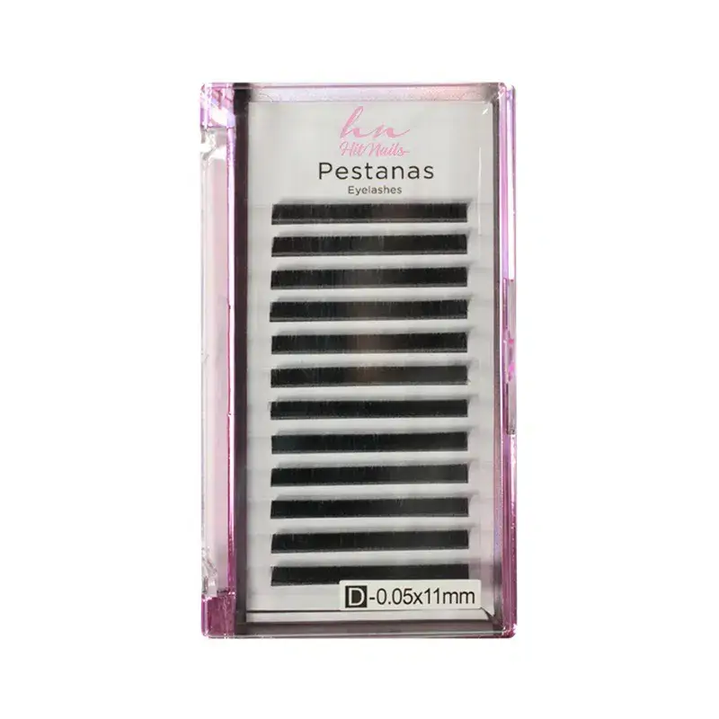 3D/Russian D Lashes 0.05mm x 11mm in Box 12 rows