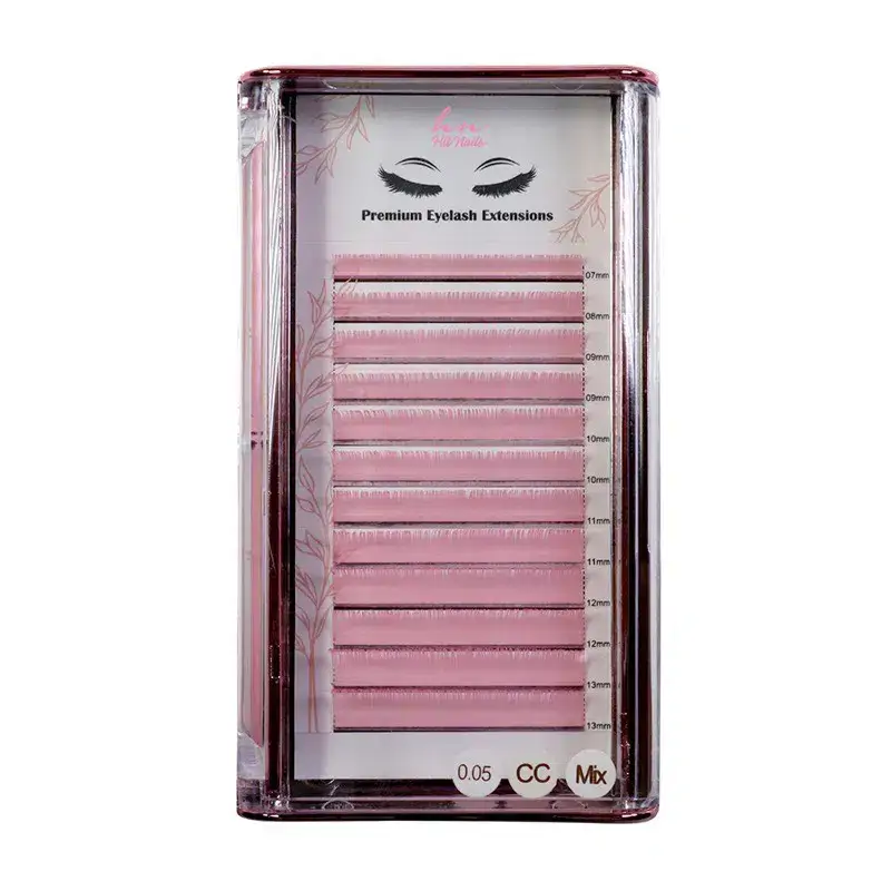 3D/Russian Pink CC Lashes 0.05mm Mix in Box 12 rows