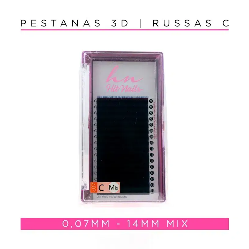3D/Russian Lashes C 0.07mm Mix Black Blue