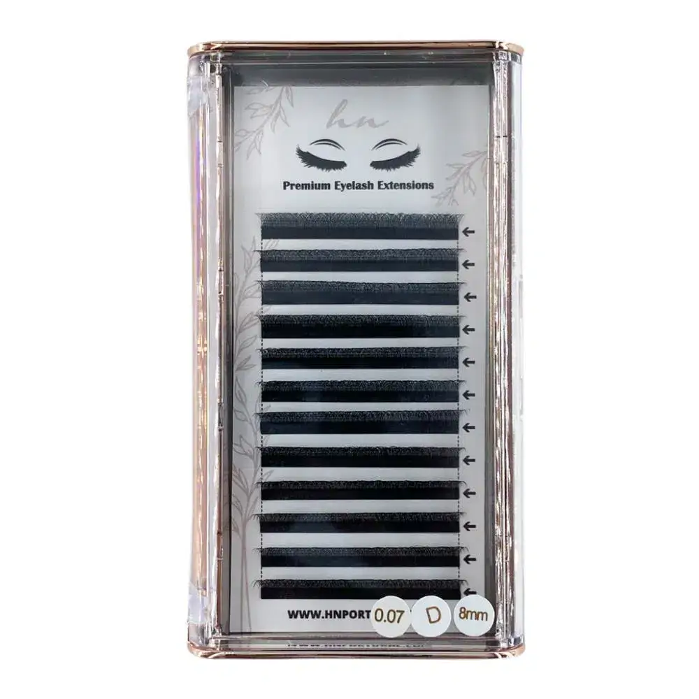 3D/Russian D Lashes 0.07mm 8mm - Type W