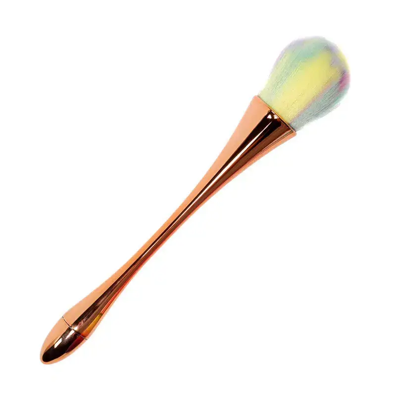 Rose Gold Long Powder Brush