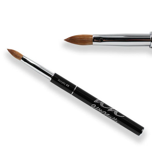 [U.P.014] Kolinsky Acrylic Brush #8 with Cap