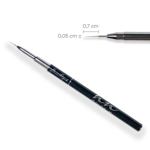 [U.P.013] Extra Fine Nail Art Brush by Bruno with Cap