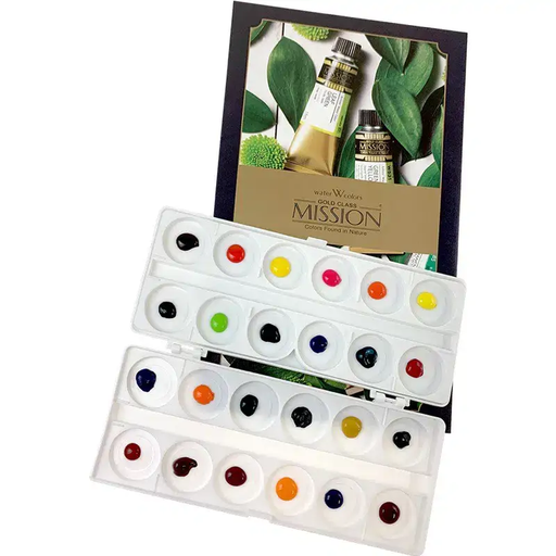 [C.A.001] Box with Watercolor Colors