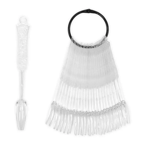 [U.MOS.001] 24 Tips Display Ring Ballerina Clear