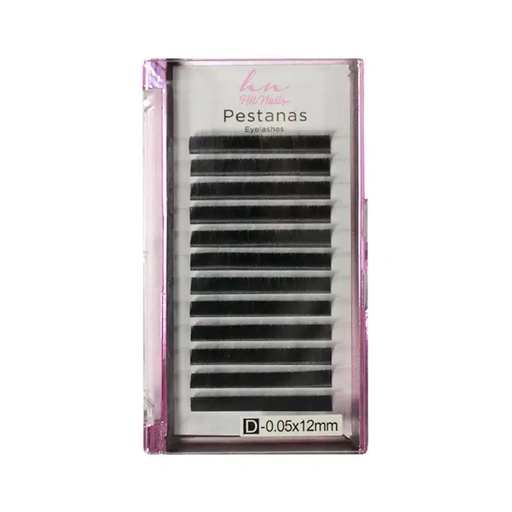 [P.3D.031] 3D/Russian D Lashes 0.05mm x 12mm in Box 12 rows