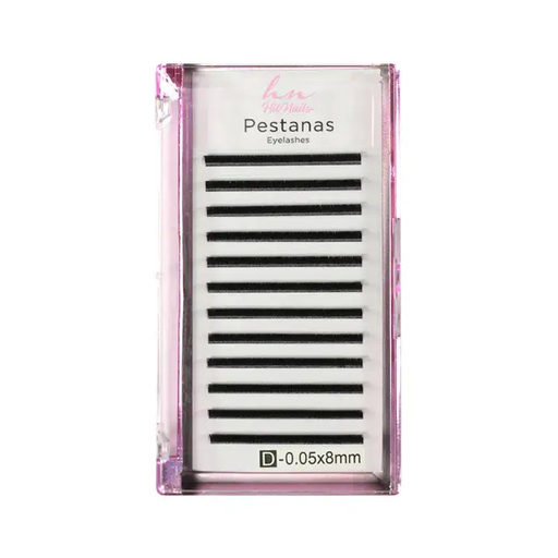 [P.3D.028] 3D/Russian D Lashes 0.05mm x 8mm in Box 12 rows